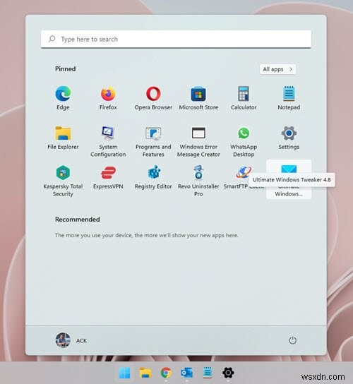 วิธีปักหมุดแอพพกพาไว้ที่เมนูเริ่มใน Windows 11/10 