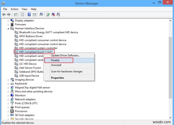 วิธีปิดการใช้งานหน้าจอสัมผัสใน Windows 11/10 