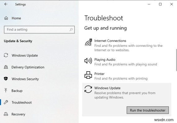 แก้ไข Windows Update Error Code 800F0A13 