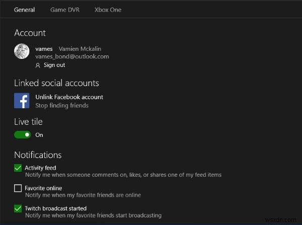 วิธีค้นหาเพื่อน Facebook บน Xbox Live ด้วยแอพ Windows 11/10 Xbox 