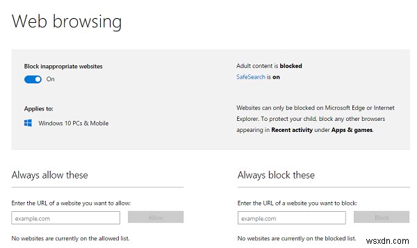 Microsoft Family Safety สำหรับ Windows 10:คุณสมบัติ วิธีการตั้งค่าและใช้งาน 