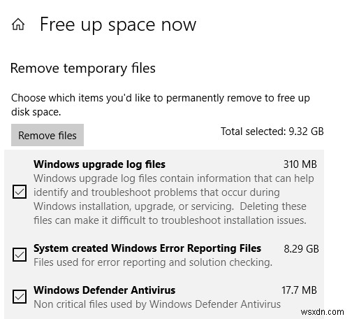 วิธีลบไฟล์ที่จัดคิวระบบ Windows Error Reporting ที่มีขนาดใหญ่มาก 