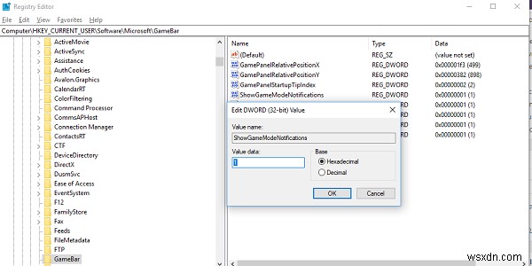 Cách tắt thông báo chế độ trò chơi trong Windows 10 