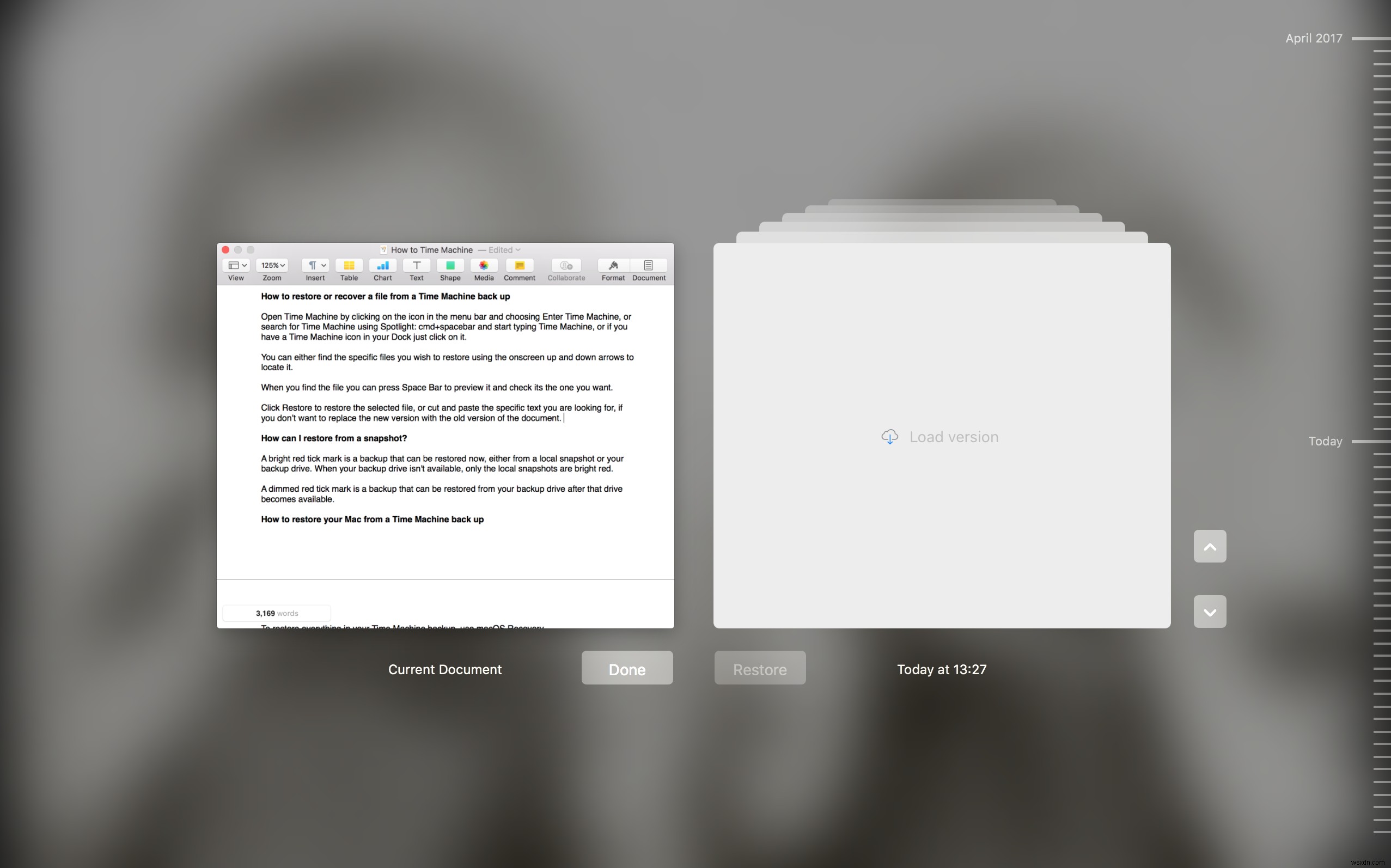 टाइम मशीन से मैक फ़ाइलों को कैसे पुनर्स्थापित करें 