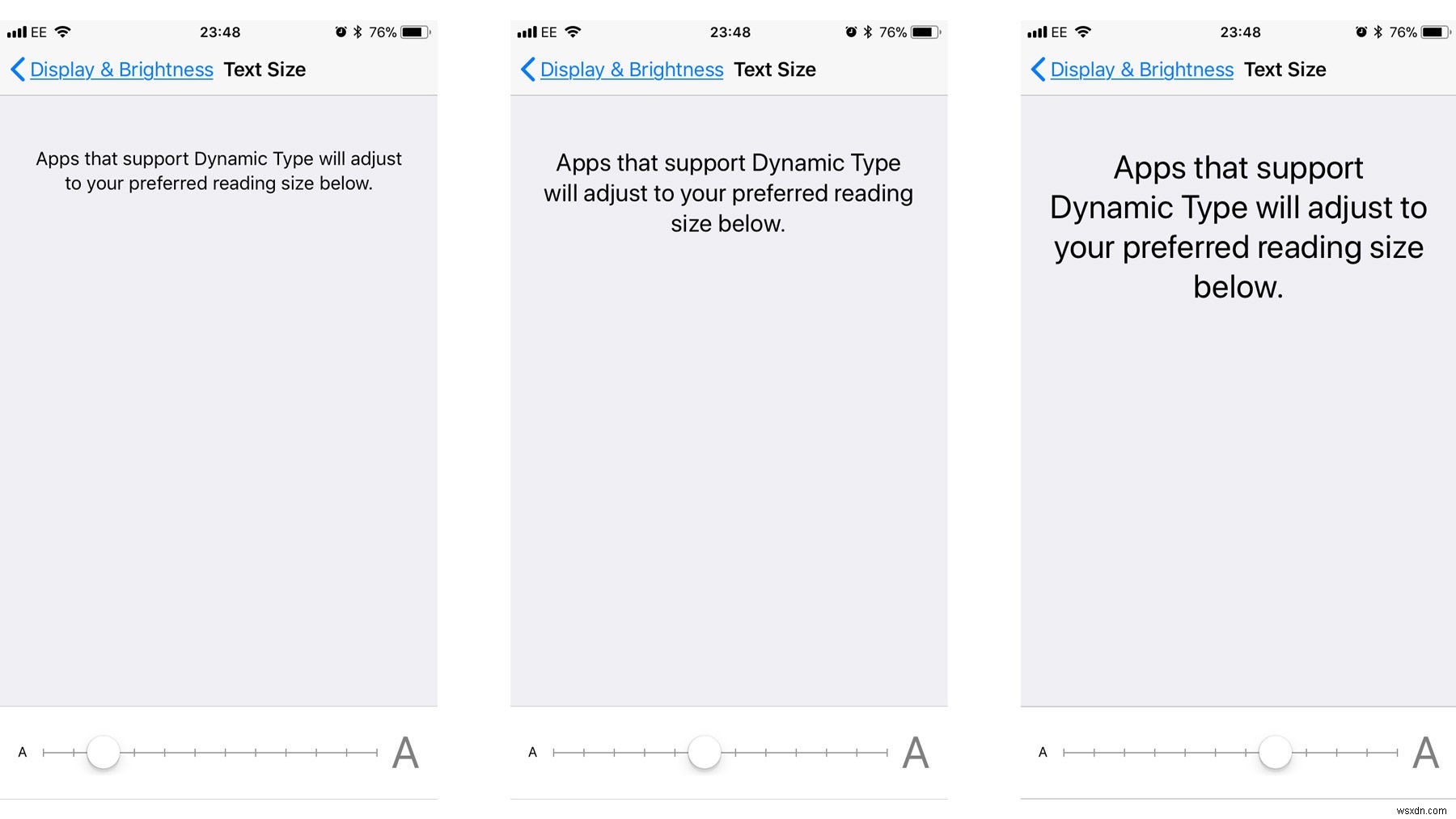 IPhone पर बड़ा टेक्स्ट कैसे प्राप्त करें 