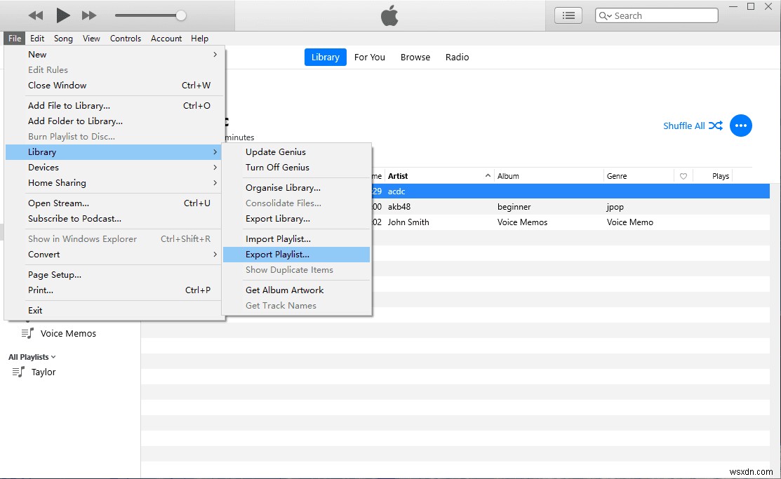 ถ่ายโอนคลัง iTunes ไปยังคอมพิวเตอร์เครื่องอื่น (Windows 10, 8, 7) 