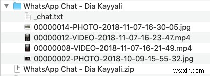 วิธีรับประวัติการแชท WhatsApp 