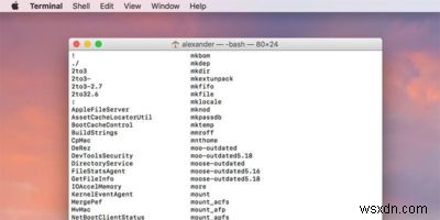Cách nhanh chóng tìm ra tất cả các lệnh đầu cuối trên máy Mac của bạn 