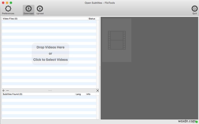 Tìm kiếm phụ đề cho phim của bạn với FlixTools Lite [Mac] 