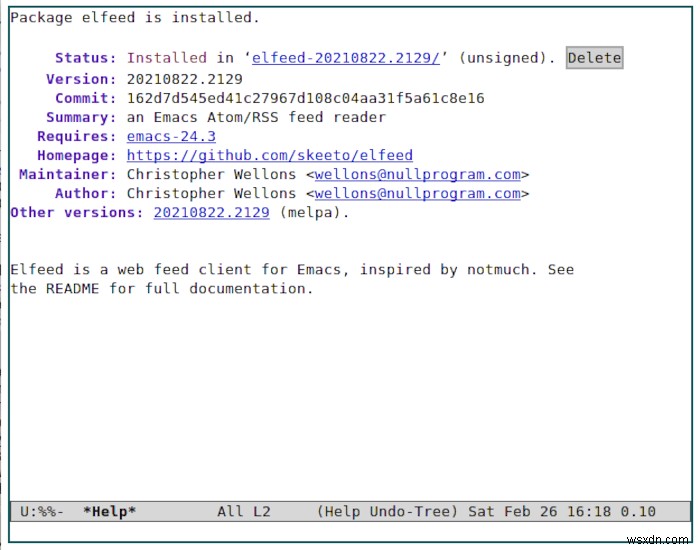 วิธีใช้ Emacs สำหรับ RSS กับ Elfeed 