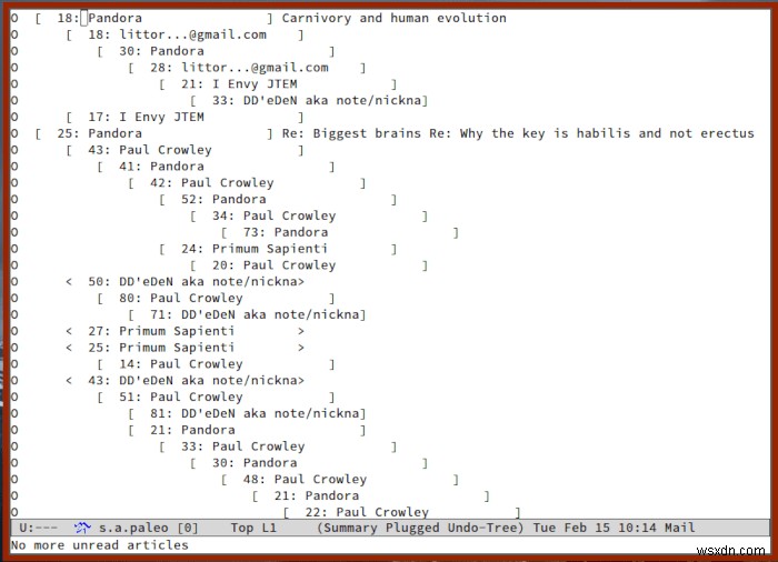 วิธีใช้ Emacs เป็นโปรแกรมอ่าน USENET ด้วย Gnus 