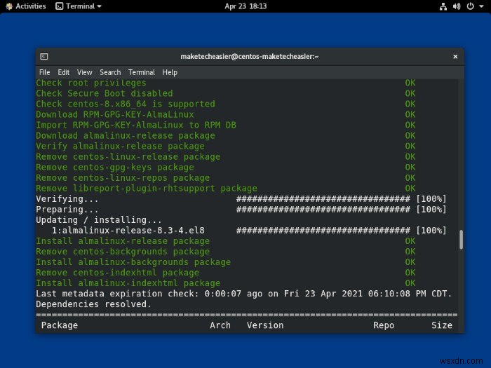 การเปรียบเทียบระหว่าง AlmaLinux กับ CentOS:AlmaLinux มีความท้าทายหรือไม่ 