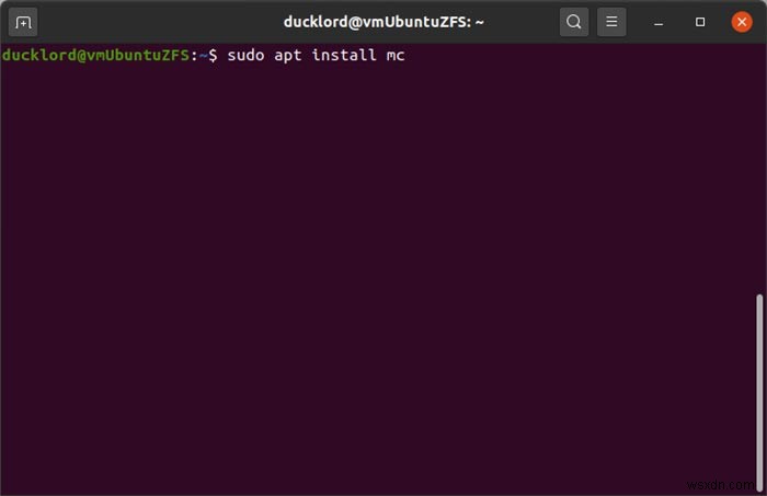 วิธีจัดการไฟล์บีบอัดด้วย Midnight Commander 