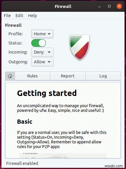 วิธีการตั้งค่าไฟร์วอลล์ใน Linux 
