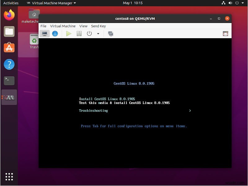 วิธีเริ่มต้นใช้งาน Virtual Machine Manager ใน Linux 