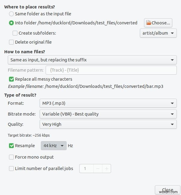 วิธีแปลงไฟล์เสียงใน Ubuntu 