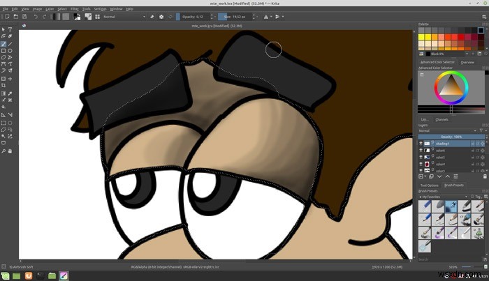 วิธีการร่างแบบมืออาชีพใน Krita 