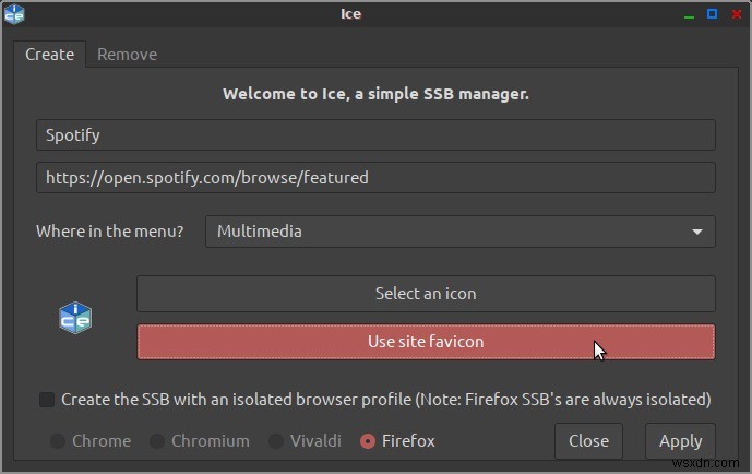 วิธีแปลงเว็บแอปเป็นแอปเดสก์ท็อปบน Peppermint Linux 