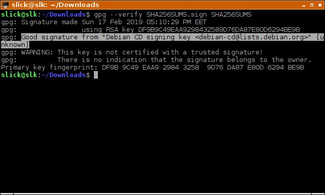 วิธีการตรวจสอบความถูกต้องของซอฟต์แวร์ Linux ด้วยลายเซ็นดิจิทัล 