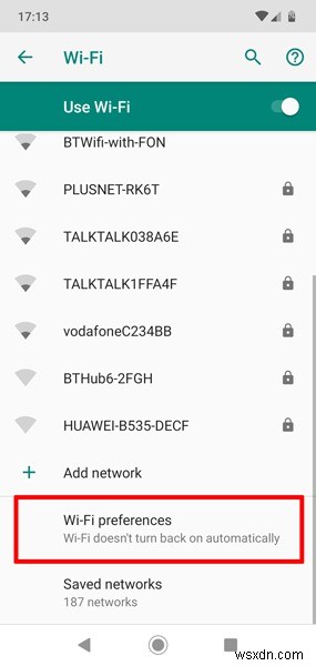 วิธีหยุด Wi-Fi ไม่ให้เปิดโดยอัตโนมัติบน Android 