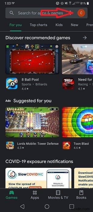 Cách loại bỏ thông báo  Thật không may, ứng dụng đã dừng  