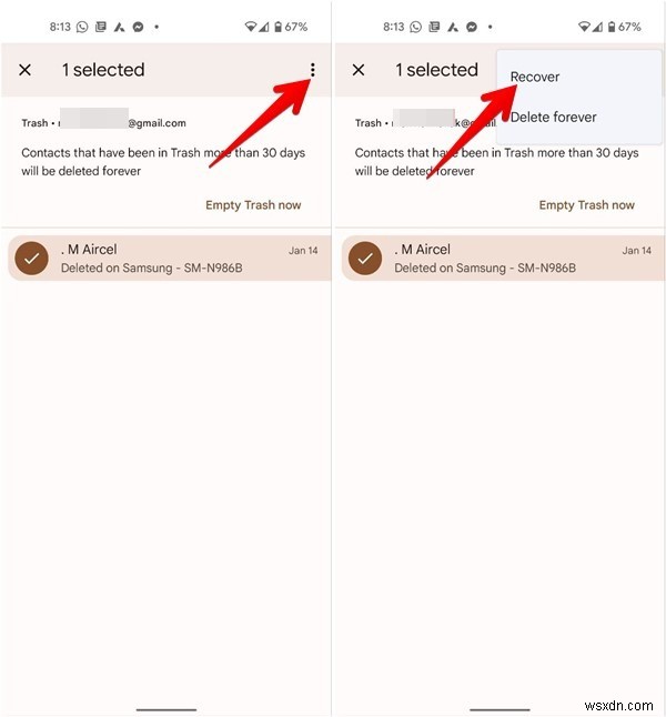 วิธีลบผู้ติดต่อหลายรายจาก Android และ iPhone 