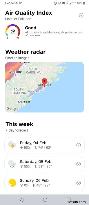 10 ứng dụng thời tiết tốt nhất cho Android và iPhone 