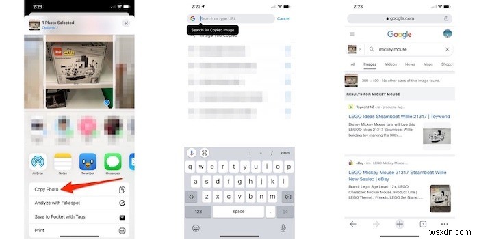 วิธีค้นหารูปภาพแบบย้อนกลับบน iPhone และ iPad 