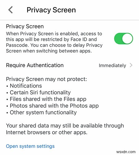 วิธีเพิ่มการตรวจสอบความถูกต้องของ Face ID ให้กับแอป Google Drive บน iOS 