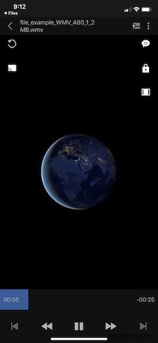 วิธีเล่นไฟล์ WMV บน iOS 