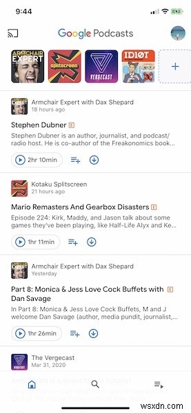 Google Podcasts ควรเป็นแอป Podcast ใหม่ของคุณบน iOS 