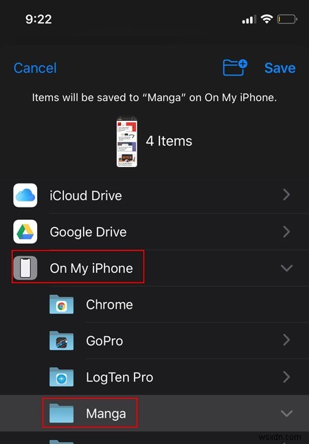 วิธีถ่ายภาพหน้าจอแบบเต็มหน้าของเว็บไซต์ใน iOS 