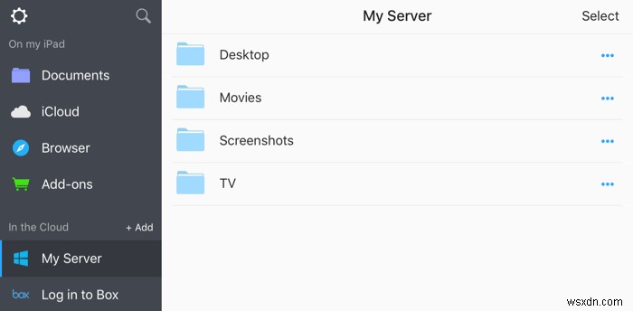 วิธีเข้าถึงไฟล์เครือข่ายจาก iPad ของคุณ 