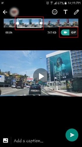 วิธีสร้าง ค้นหา และส่ง GIF บน WhatsApp 