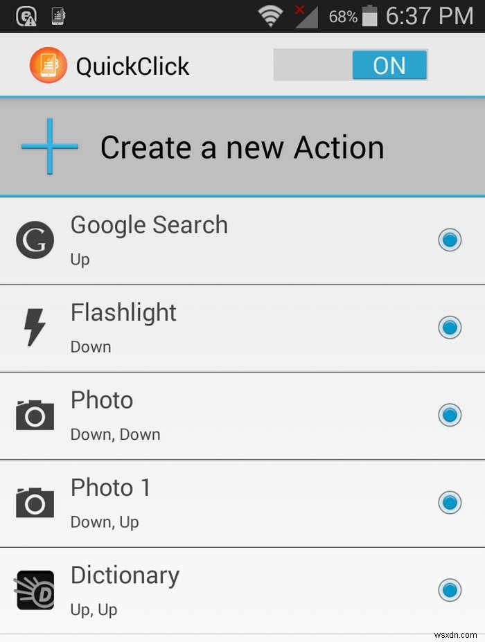 QuickClick - Sử dụng các nút âm lượng của bạn như chưa từng có trước đây [Android] 