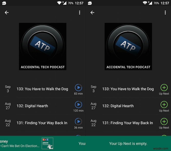 เคล็ดลับ Pocket Casts Pro 3 อันดับแรกสำหรับ Android และ Chrome 