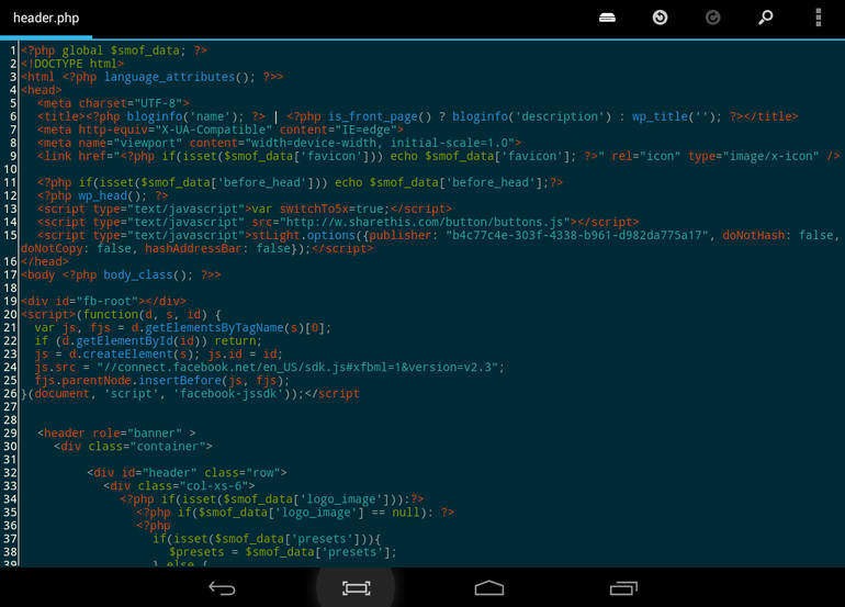 9 แอพพลิเคชั่น Android ที่ดีที่สุดสำหรับนักพัฒนาเว็บ 