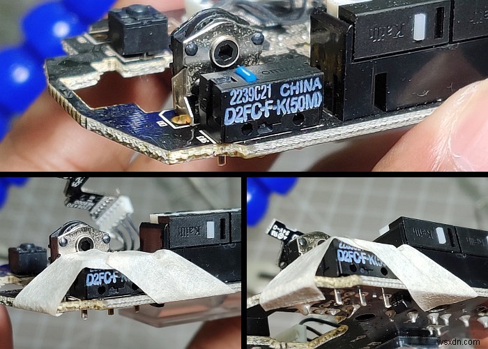 Hướng dẫn chi tiết để thay thế công tắc chuột bị lỗi 