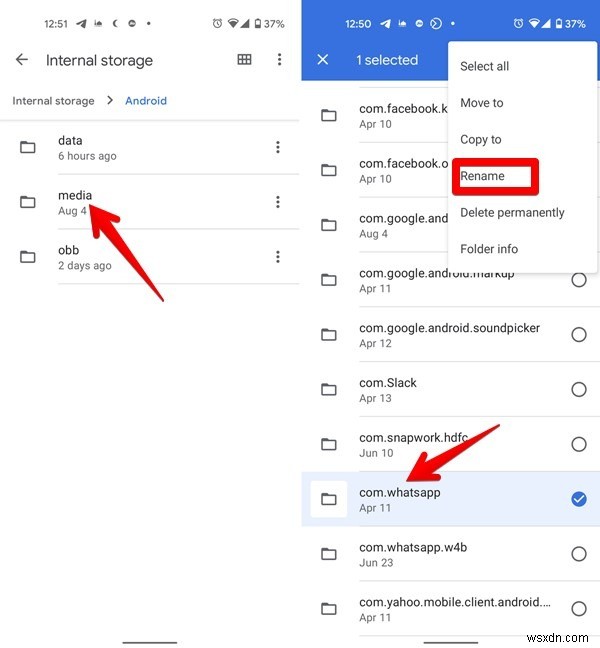 รูปภาพและวิดีโอ WhatsApp ไม่ดาวน์โหลดปัญหาได้รับการแก้ไข 