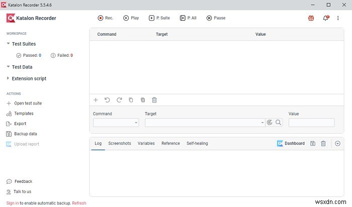 Katalon Recorder Review:ระบบอัตโนมัติของเบราว์เซอร์ที่ทรงพลังและใช้งานง่าย 