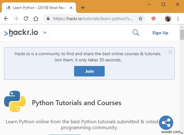 5 อันดับเว็บไซต์สำหรับเรียนรู้ Python ออนไลน์ฟรี 