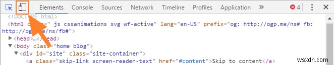 Sử dụng Công cụ “Kiểm tra” của Google Chrome để chẩn đoán trang web 