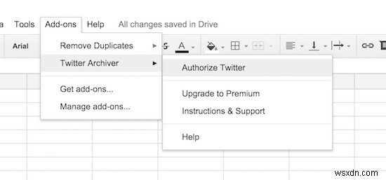 วิธีรวบรวมทวีตโดยอัตโนมัติจากผู้ใช้หรือแฮชแท็กใน Google Spreadsheet 