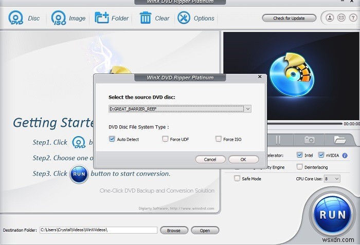 WinX DVD Ripper Review:ริปและแปลงดีวีดีอย่างรวดเร็ว 