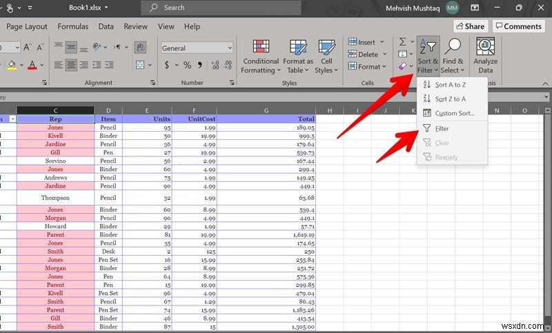 วิธีค้นหาและลบรายการที่ซ้ำกันใน Excel 