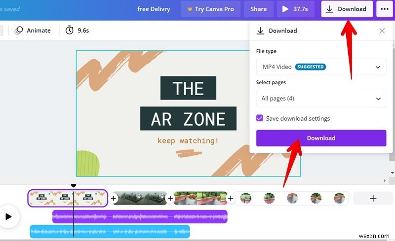 วิธีแก้ไขวิดีโอฟรีโดยใช้ Canva 