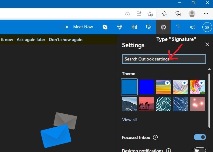 วิธีการเพิ่มลายเซ็นใน Outlook