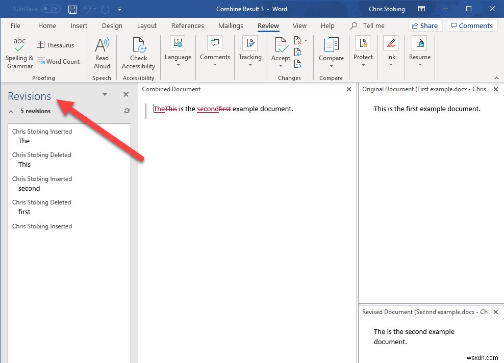 วิธีผสานสองเอกสารใน Microsoft Word 