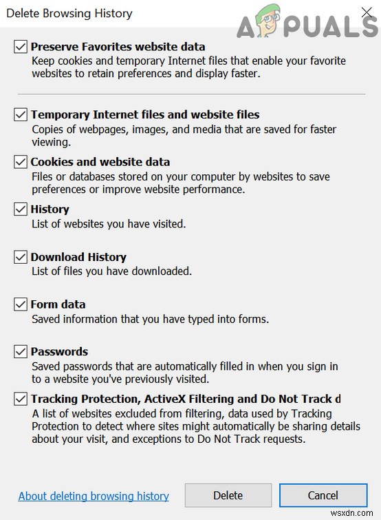 แก้ไข:INET_E_DOWNLOAD_FAILURE 