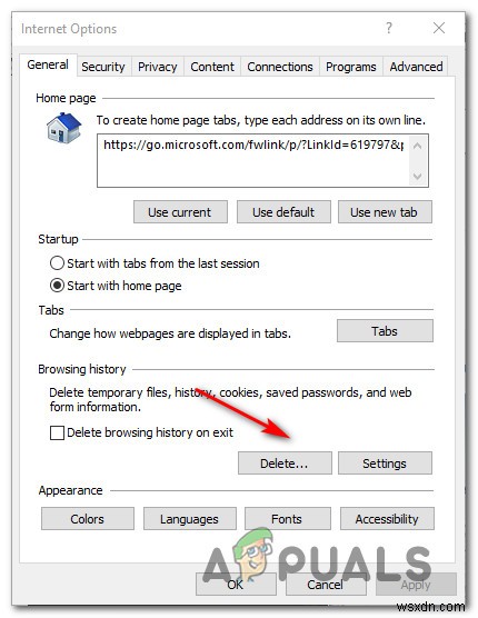 วิธีการแก้ไขข้อผิดพลาด  Res IEFrame DLL ACR_Error.HRM  ใน Internet Explorer 